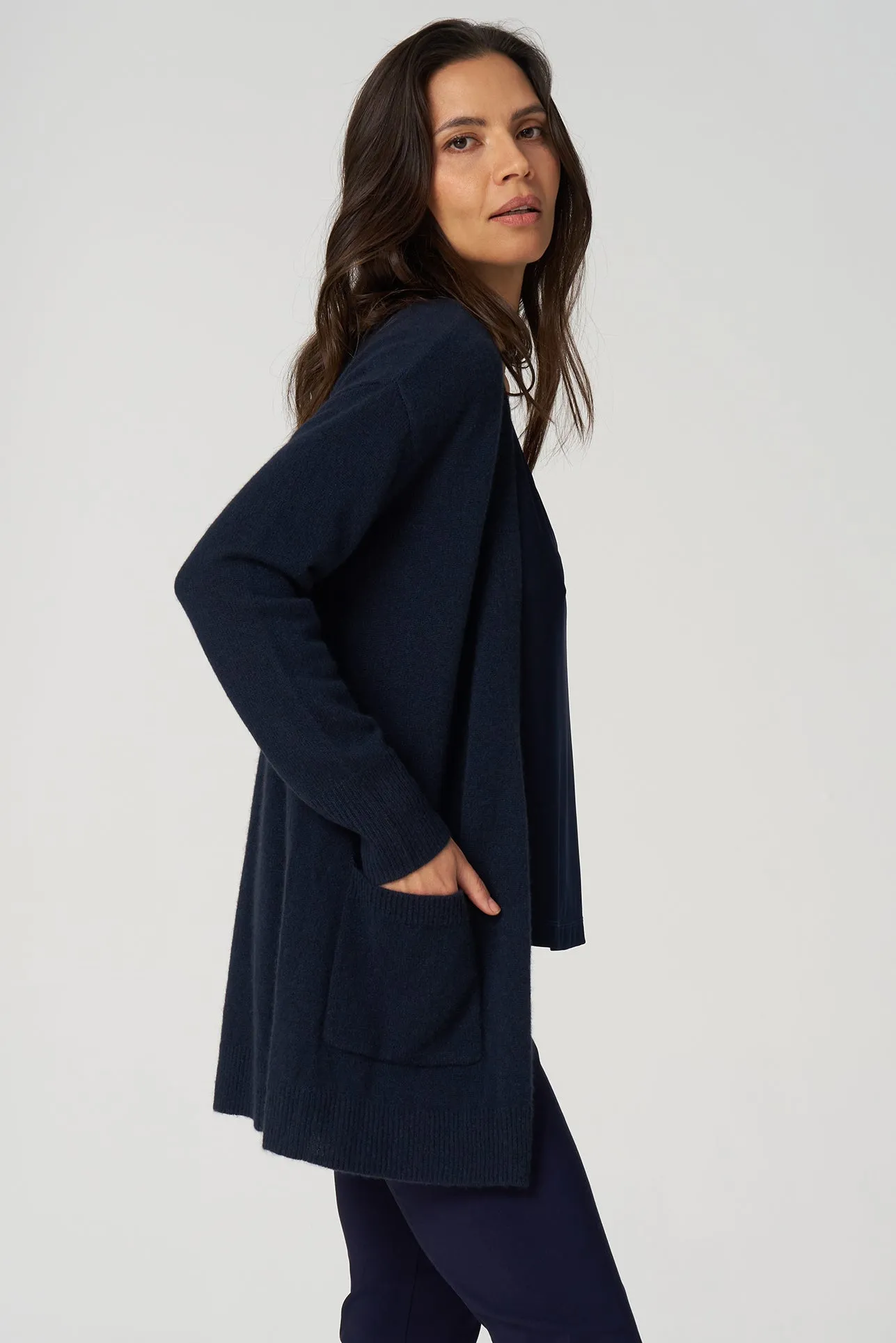 Cashmere Pocket Cardigan
