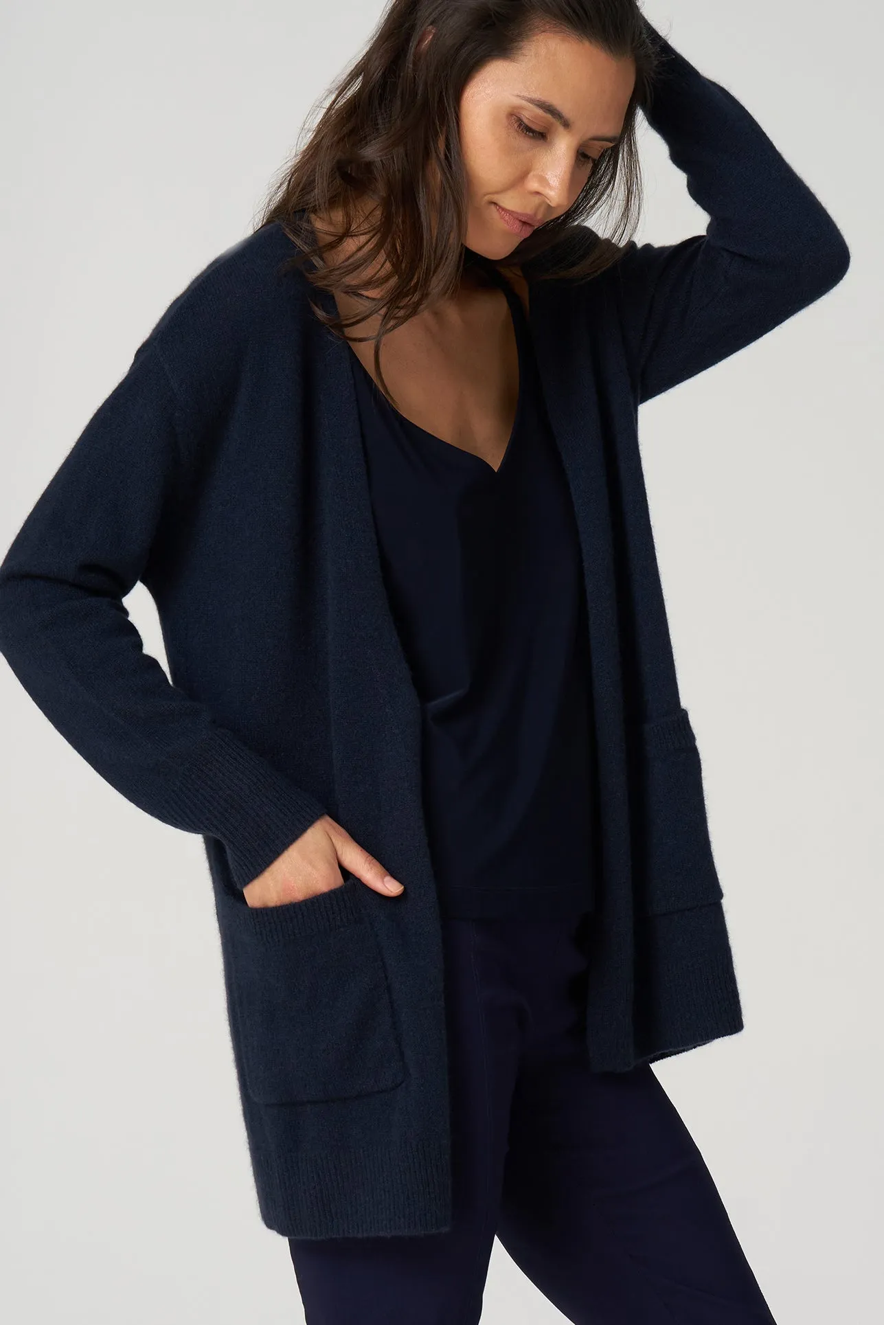 Cashmere Pocket Cardigan