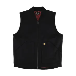 Dickies x Spitfire Duck Canvas Vest Black