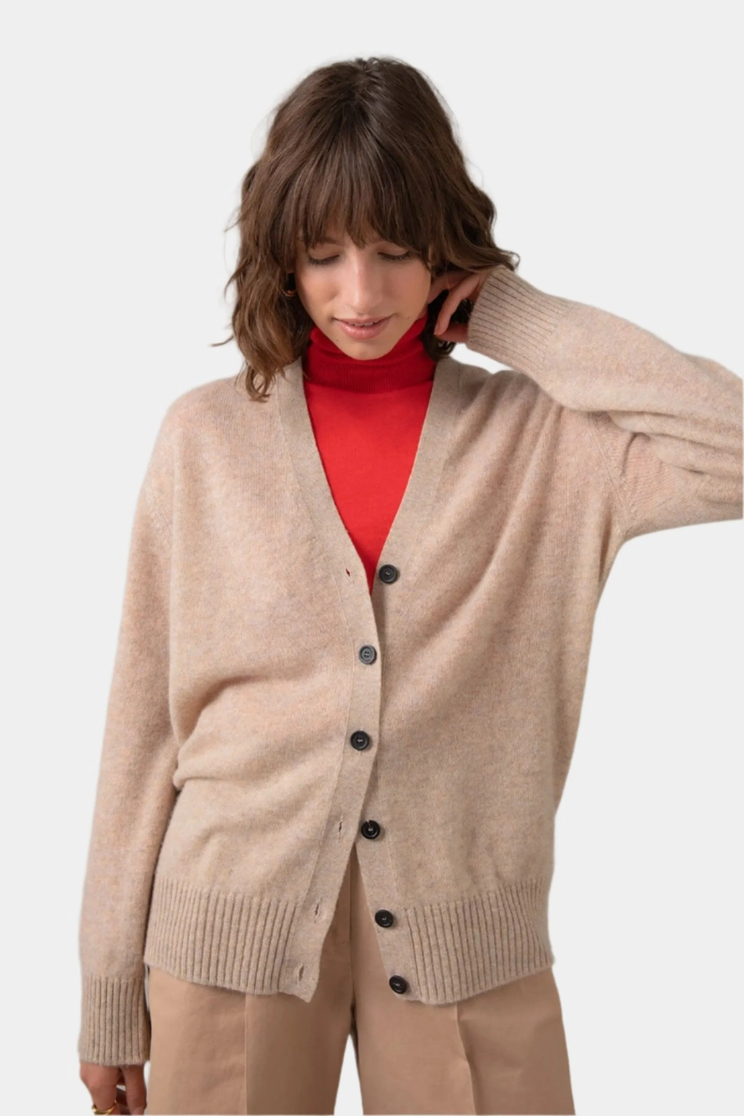 Gauzy Cashmere Cardigan