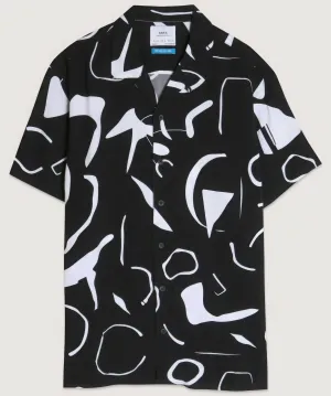 Geo Shapes Men's Button Up Shirt
