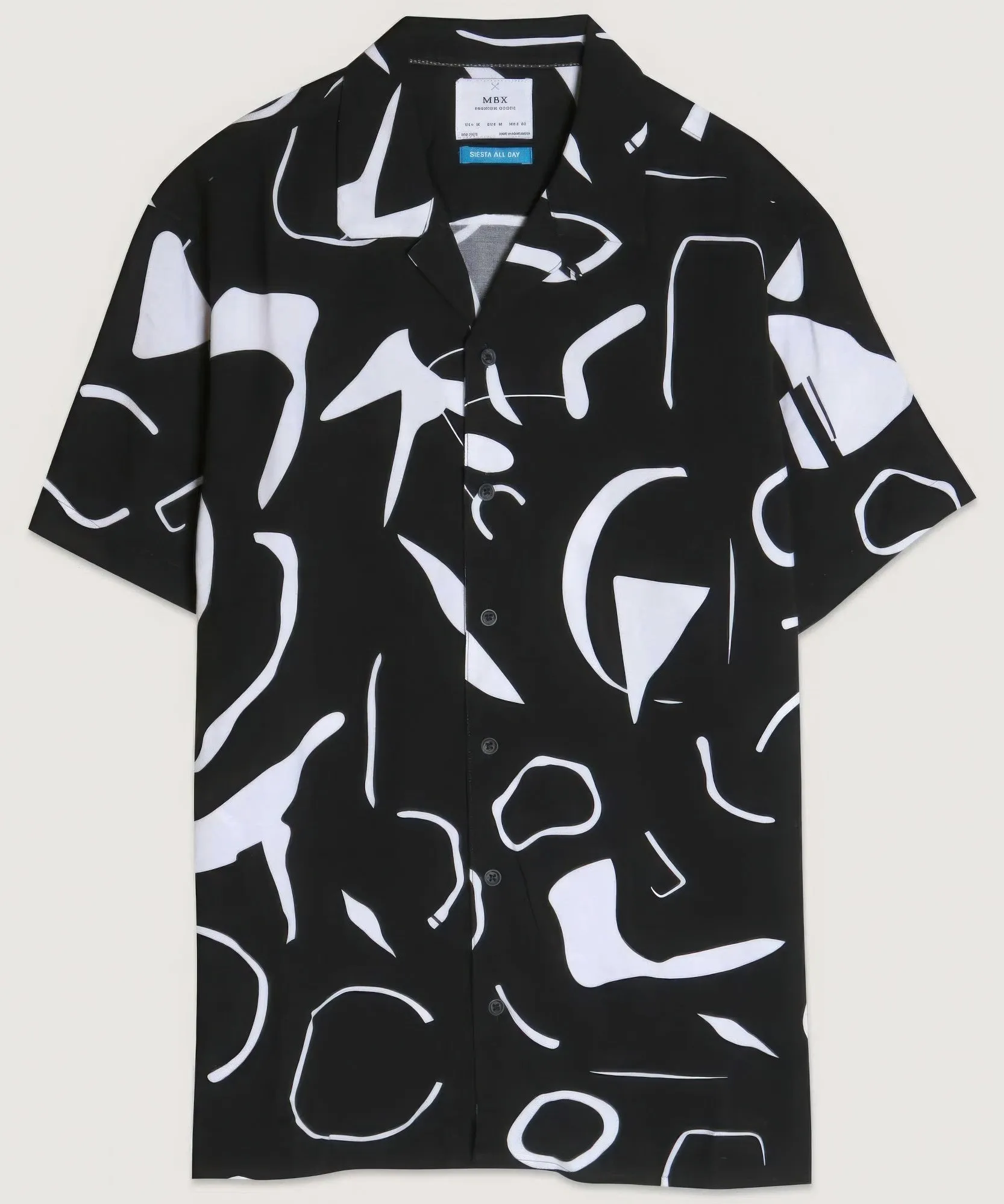 Geo Shapes Men's Button Up Shirt