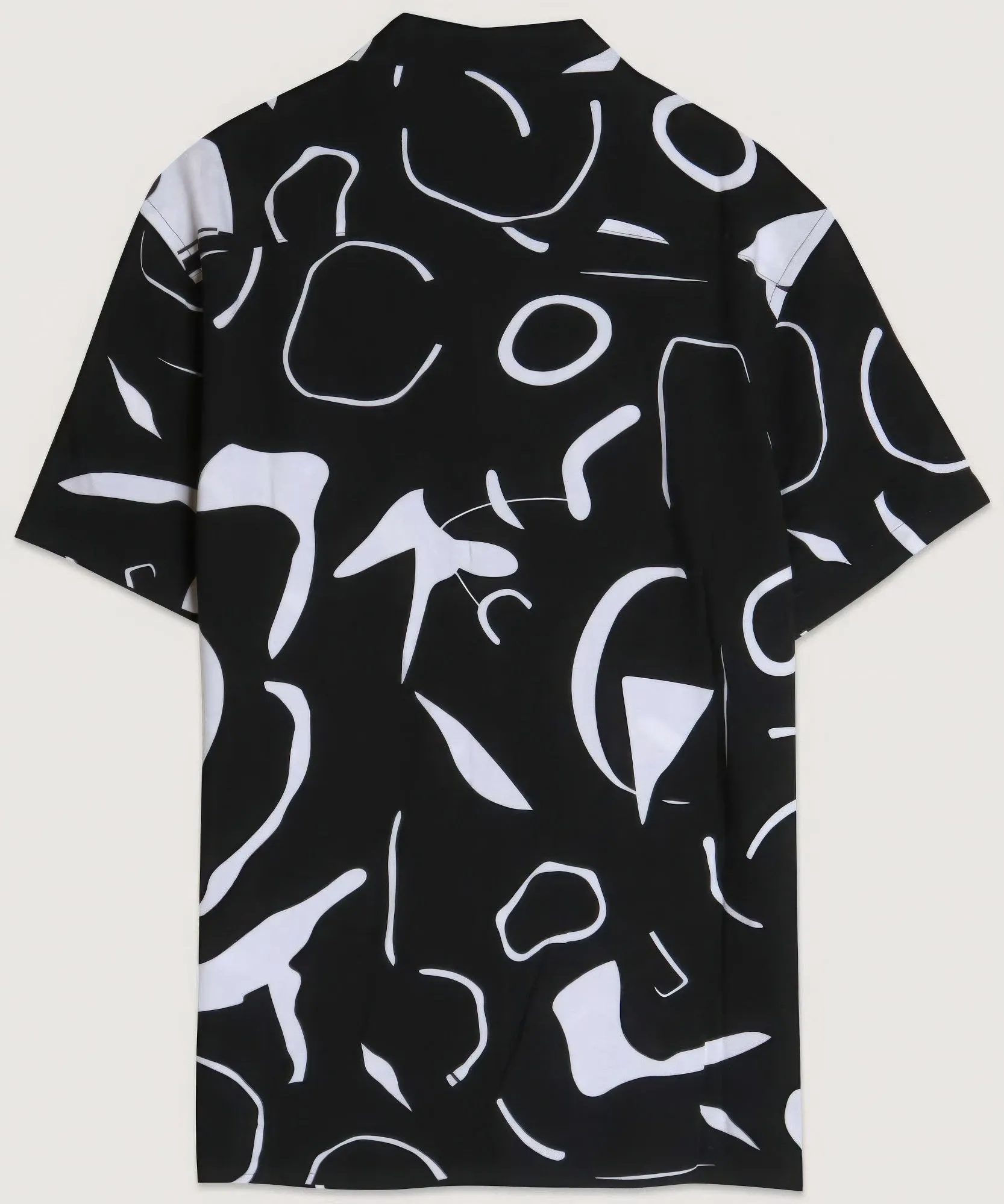Geo Shapes Men's Button Up Shirt