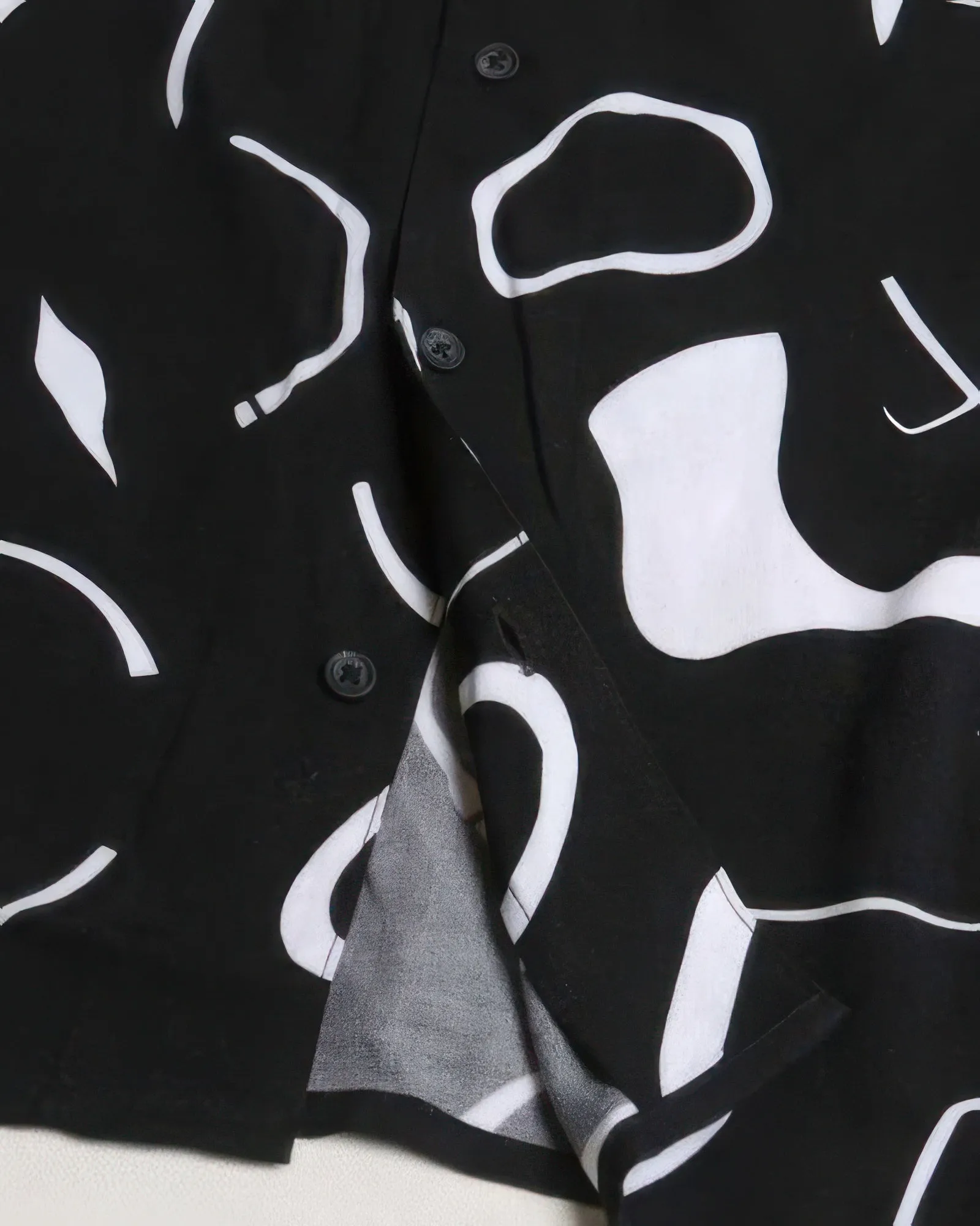 Geo Shapes Men's Button Up Shirt