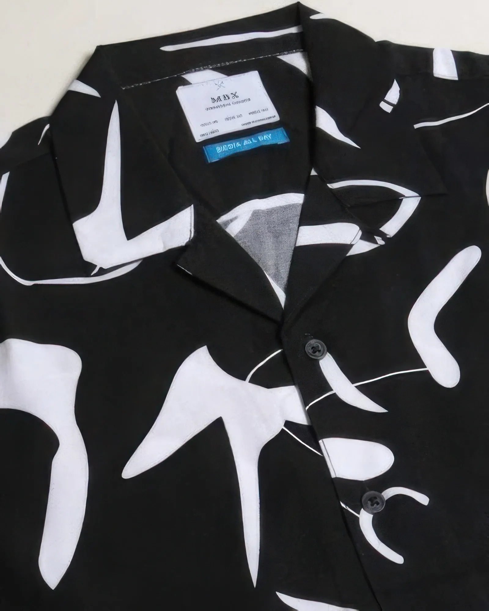 Geo Shapes Men's Button Up Shirt