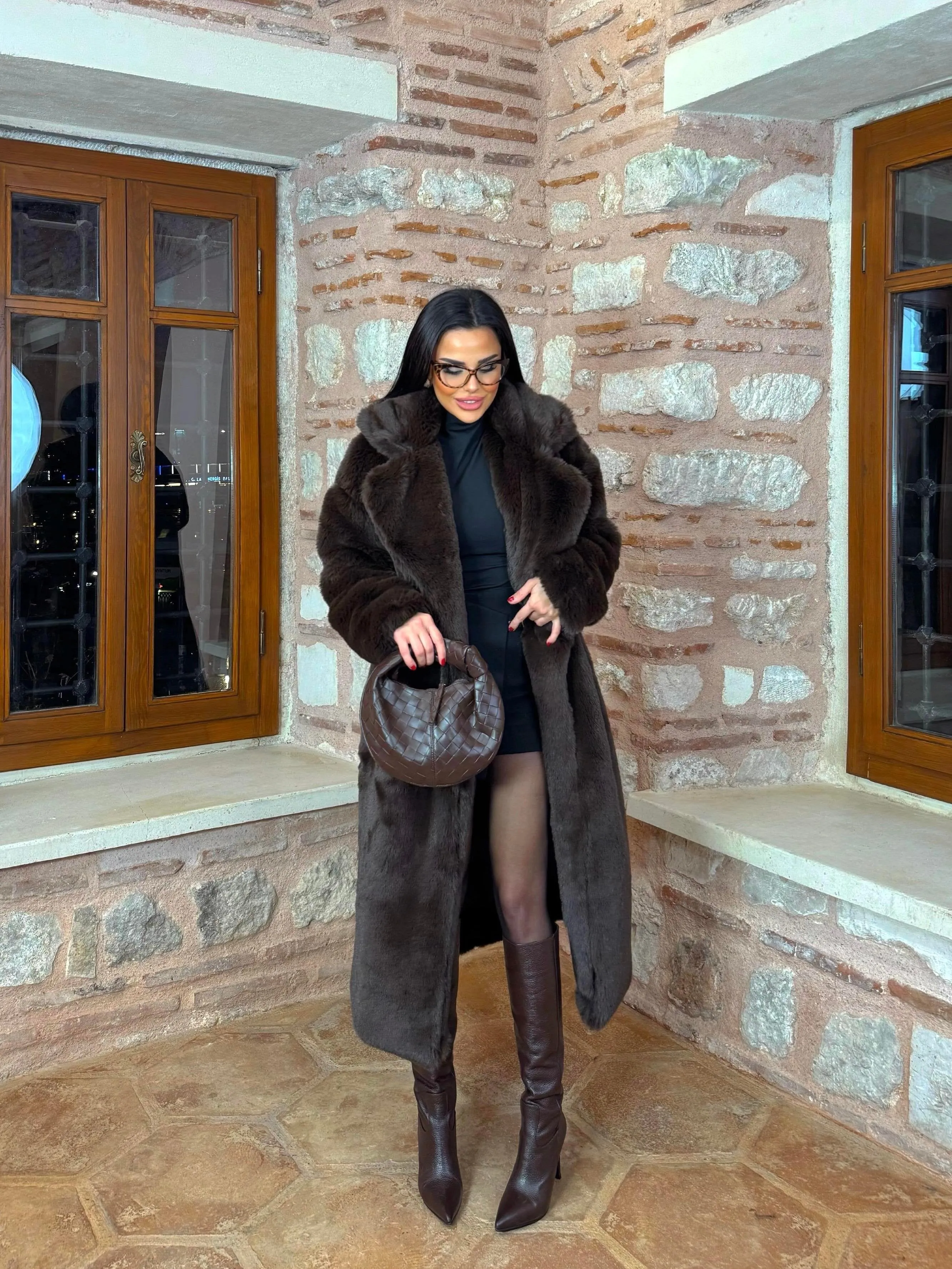 London Faux Fur Coat