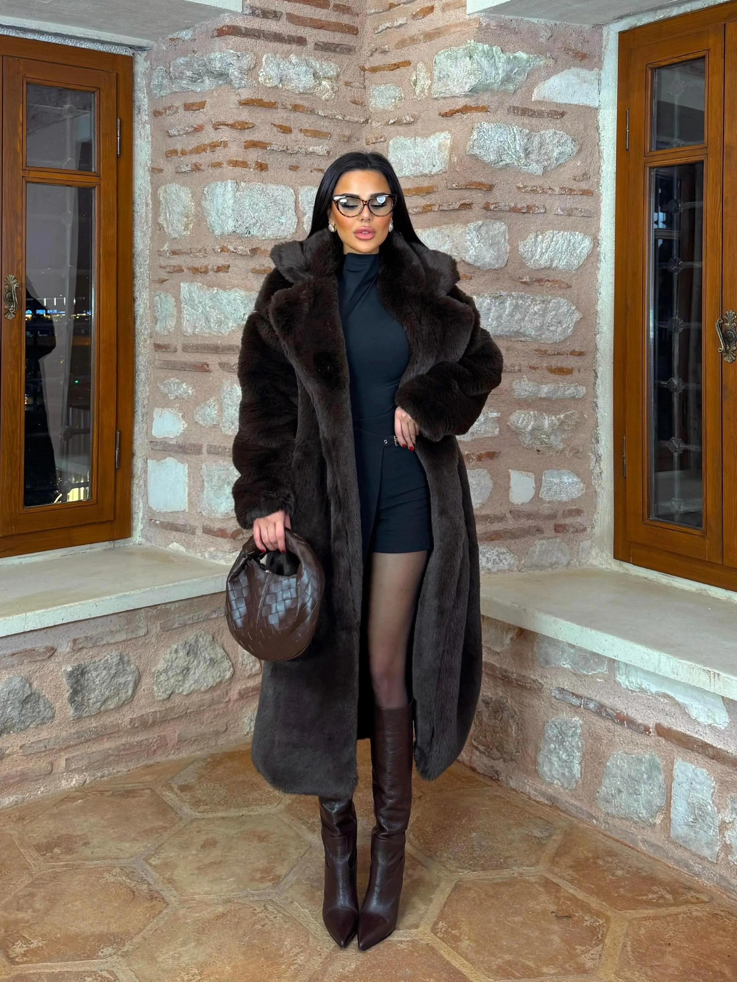 London Faux Fur Coat