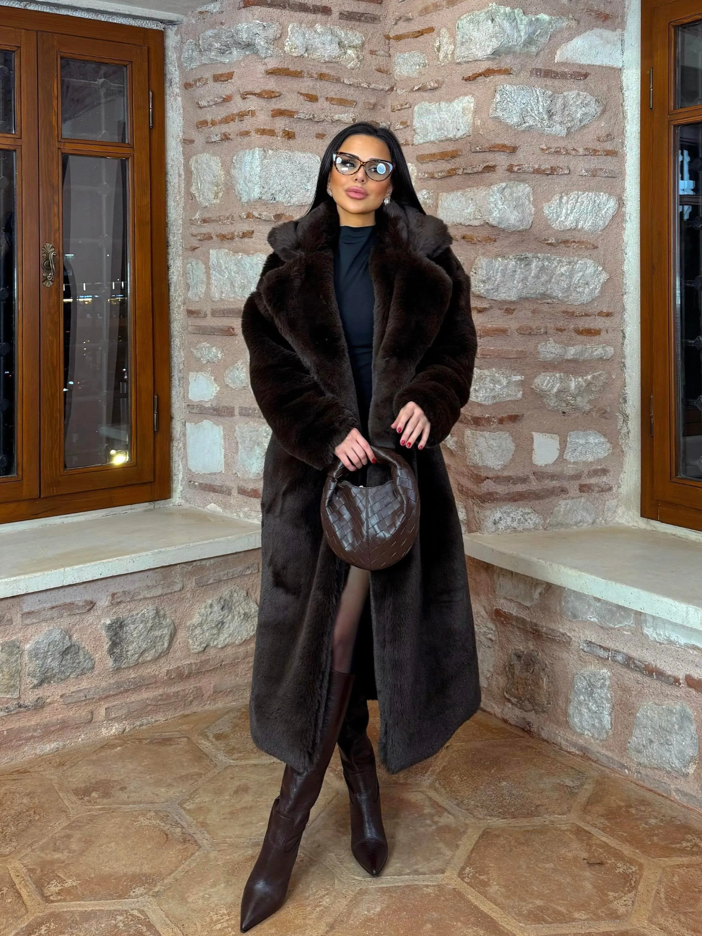 London Faux Fur Coat