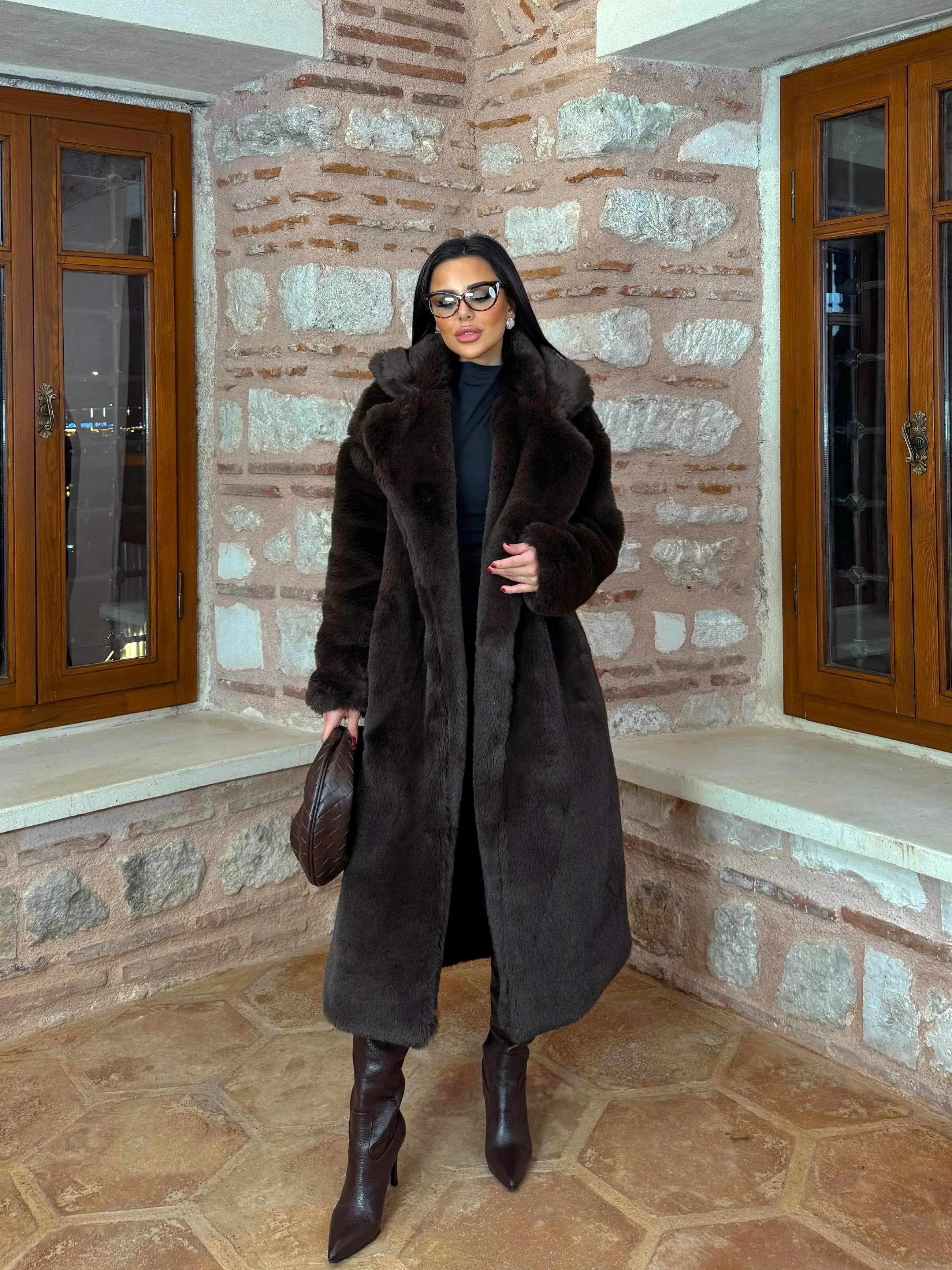 London Faux Fur Coat