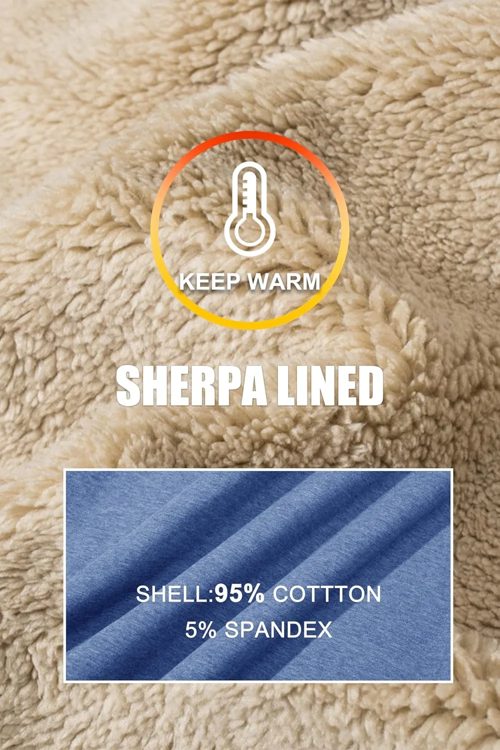 MAGCOMSEN Womens Zip Up Hoodies Sherpa Lined Fleece Thermal Jacket Full Zip Winter Warm Casual Thick Coats Pockets