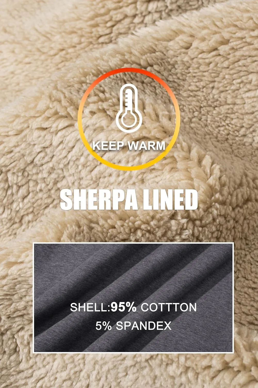 MAGCOMSEN Womens Zip Up Hoodies Sherpa Lined Fleece Thermal Jacket Full Zip Winter Warm Casual Thick Coats Pockets