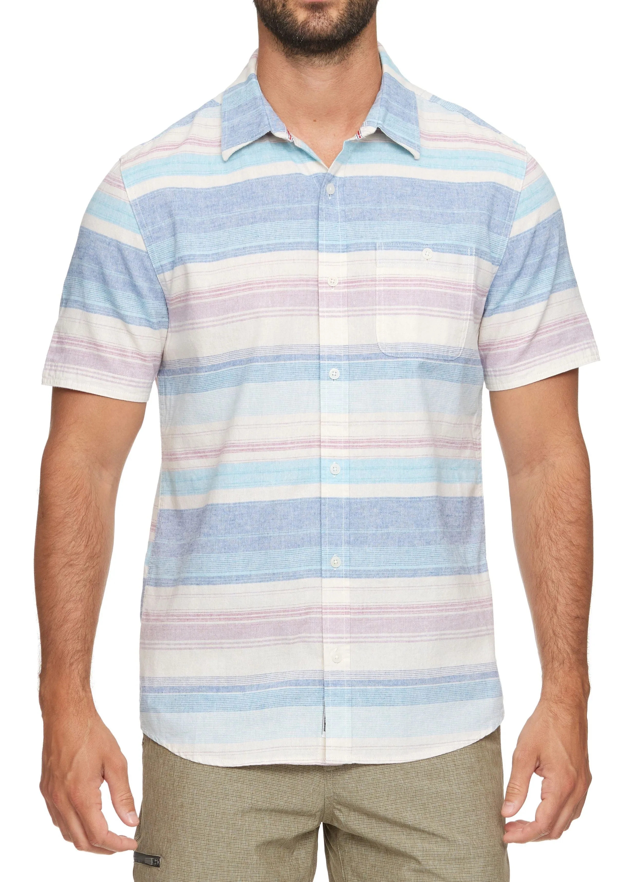 Mason Striped Button Up