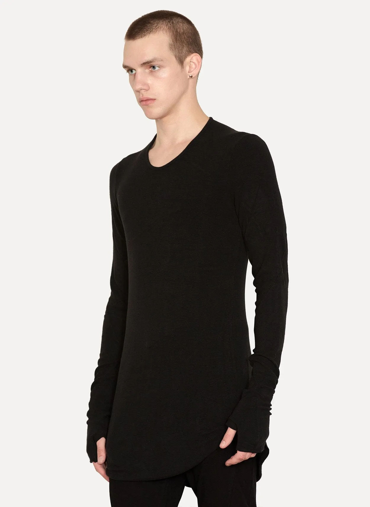 Modal Cashmere Shoulderless Top