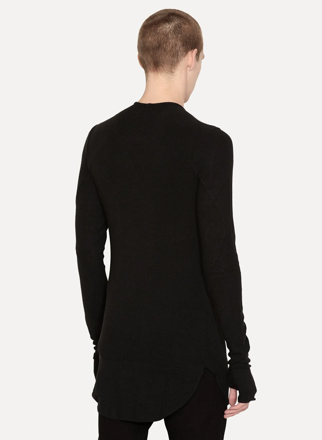 Modal Cashmere Shoulderless Top