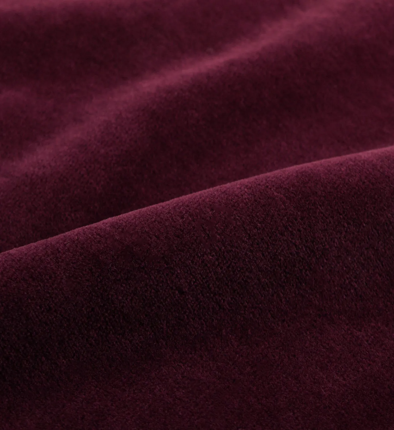 SR Sport Velour Track Jacket - Merlot