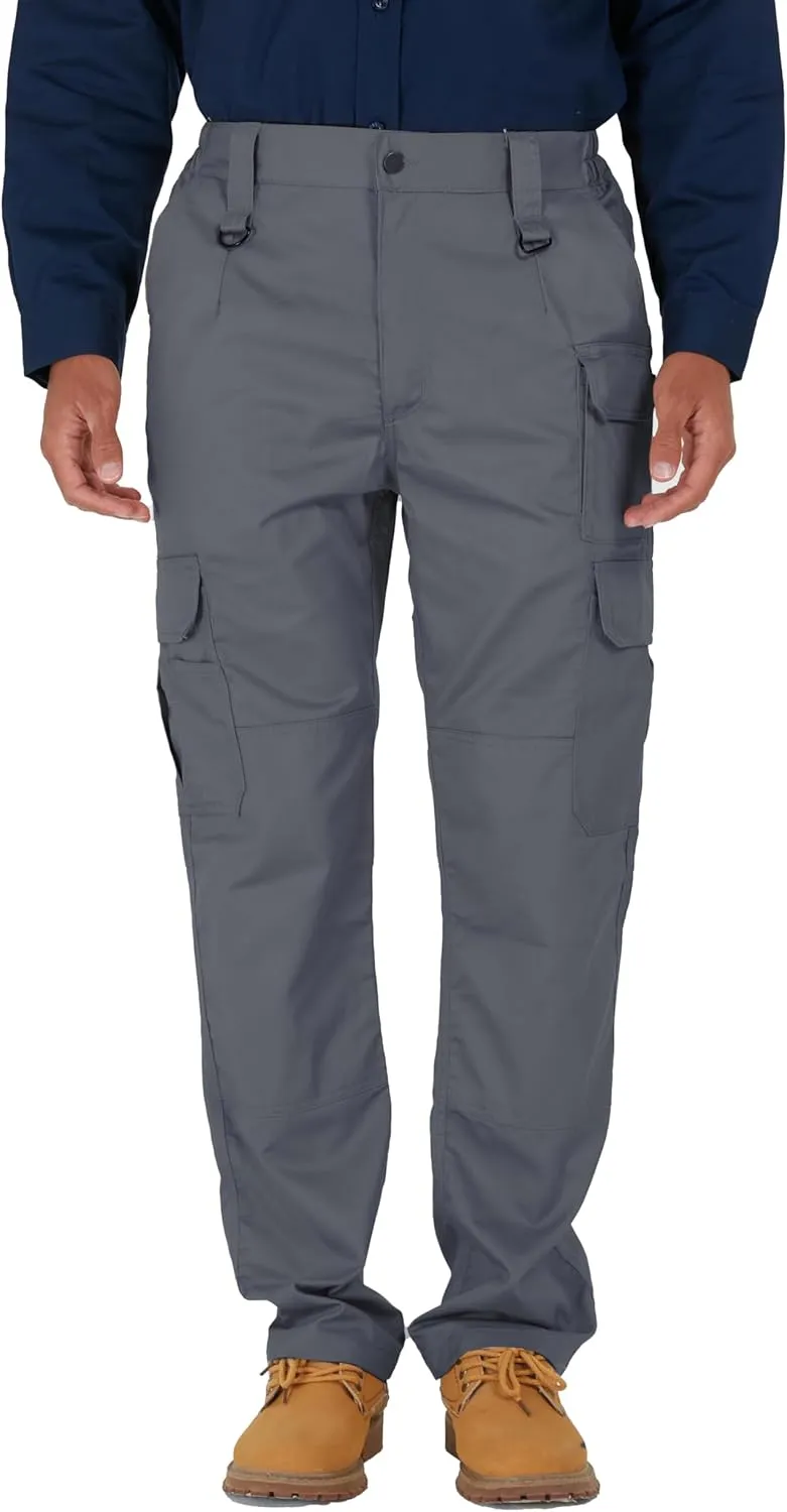 Ubon FR Pants for Men Flame Resistant Cargo Pants 9 oz FRC Pants Elastic Waist Fire Retardant Work Pants with 7 Pockets