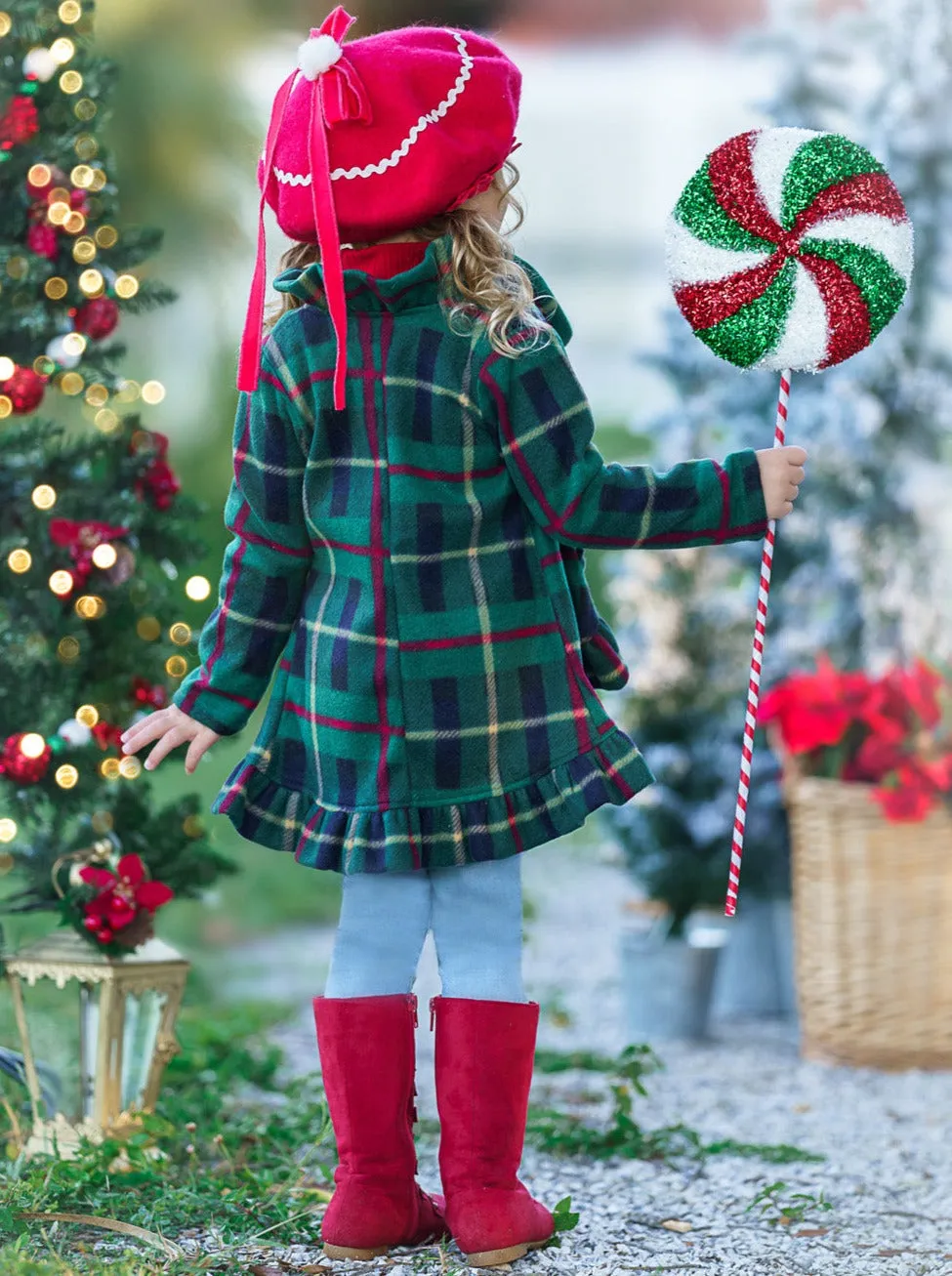 Under The Mistletoe Blazer Ruffle Cardigan
