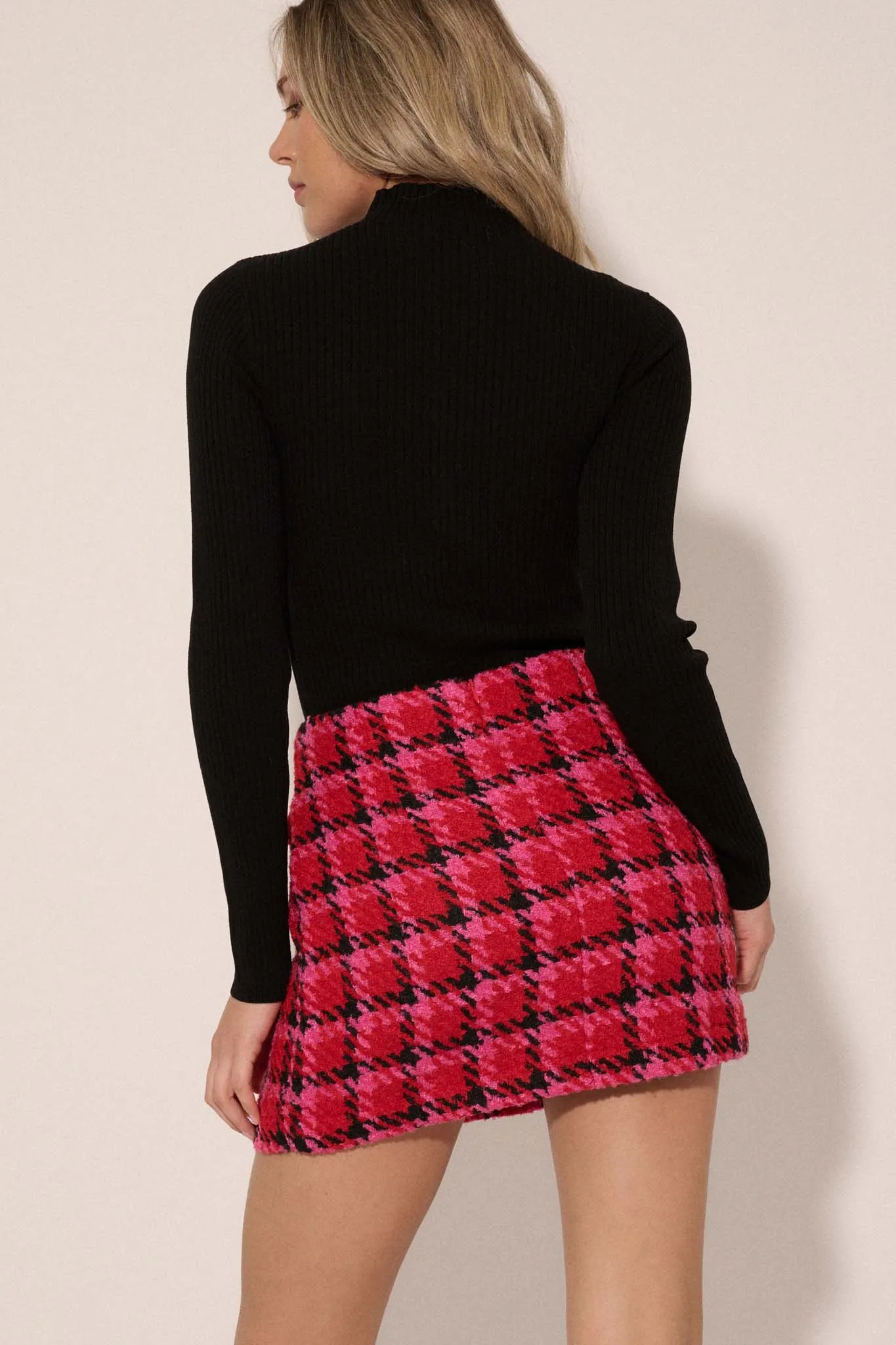Upper East Side Tweed Mini Skirt