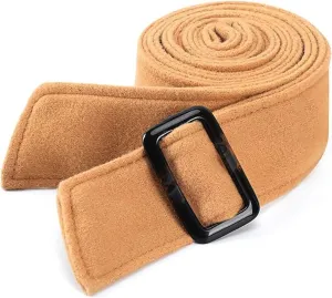 Wide Waist Belt Woolen Women Wrap Corset Belts for Overcoat Replacement Belt