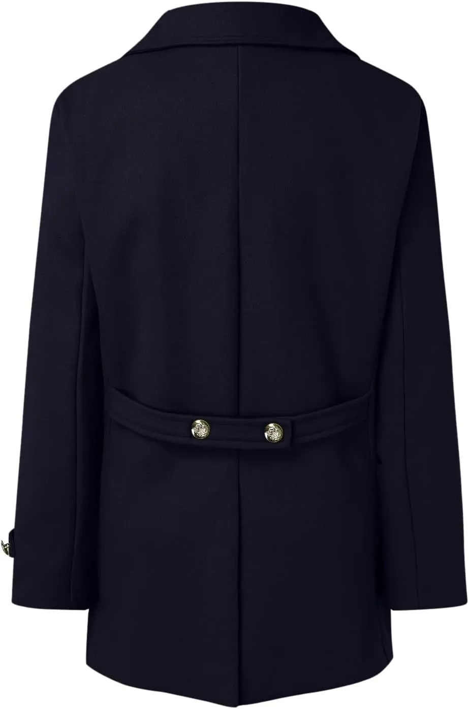 Women's Elegant Blazers Single Breasted Coat 2024 Winter Mid Woolen Overcoat Work Office Pea Jackets Overcoats