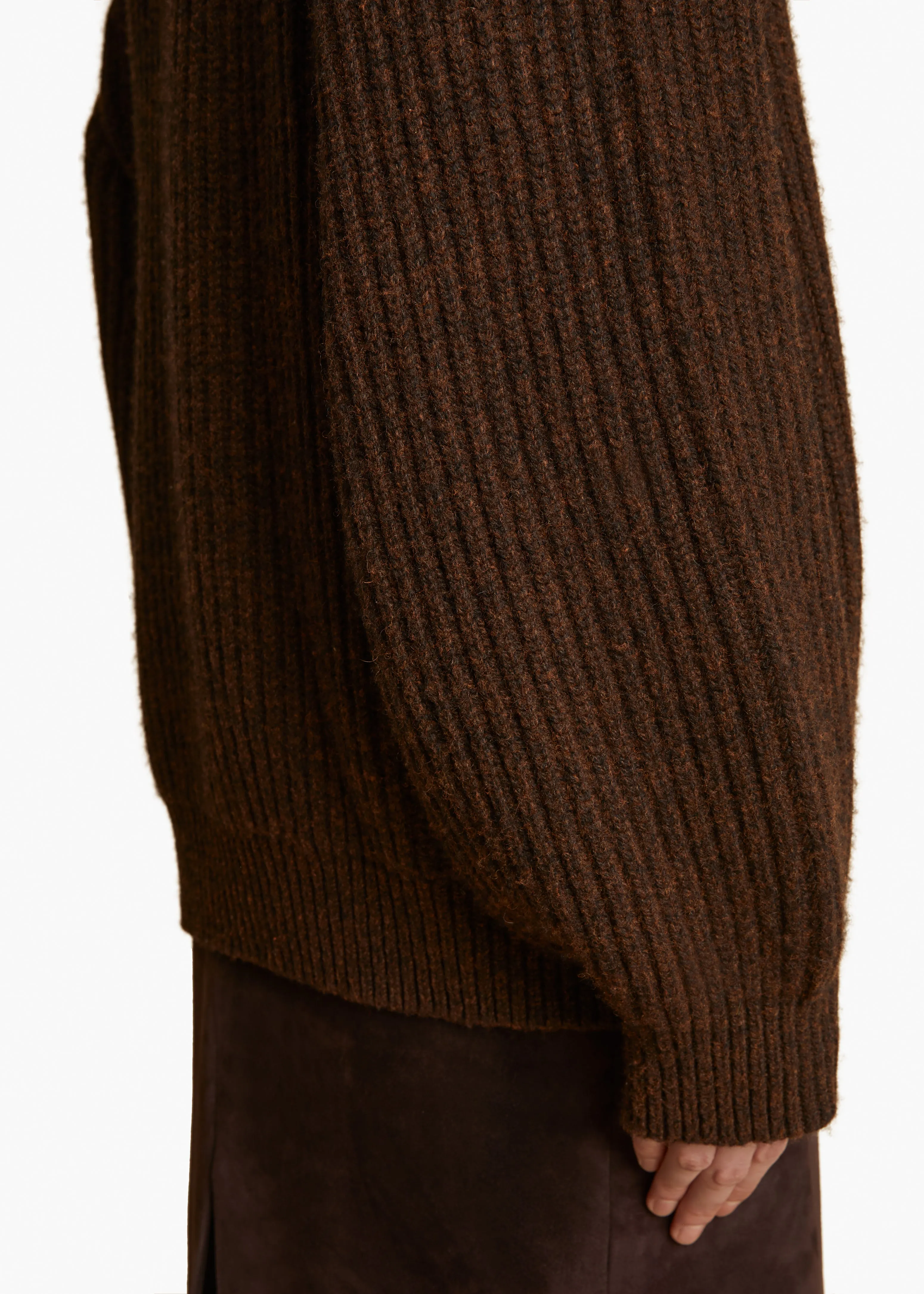Wren Cardigan in Chestnut