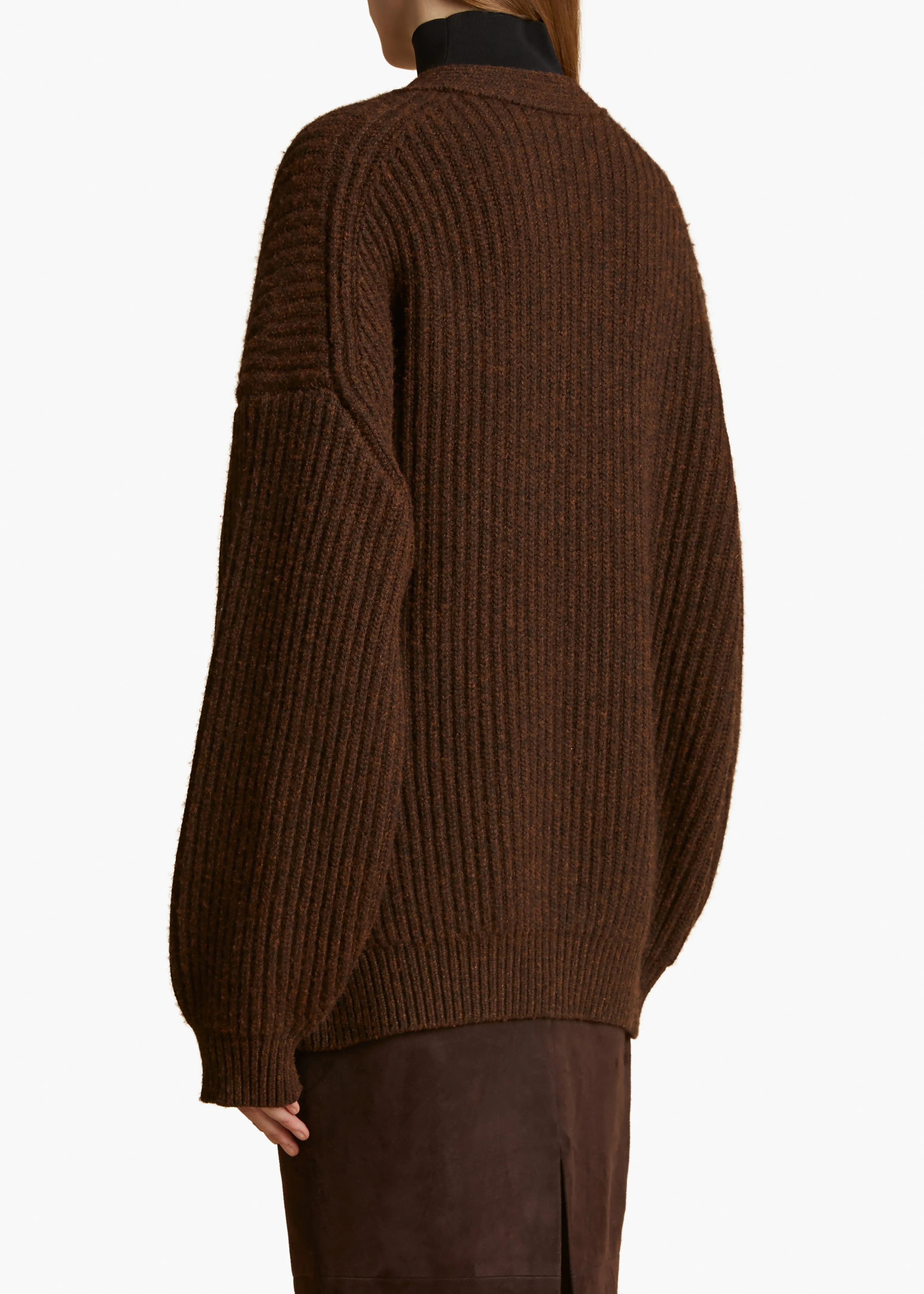 Wren Cardigan in Chestnut