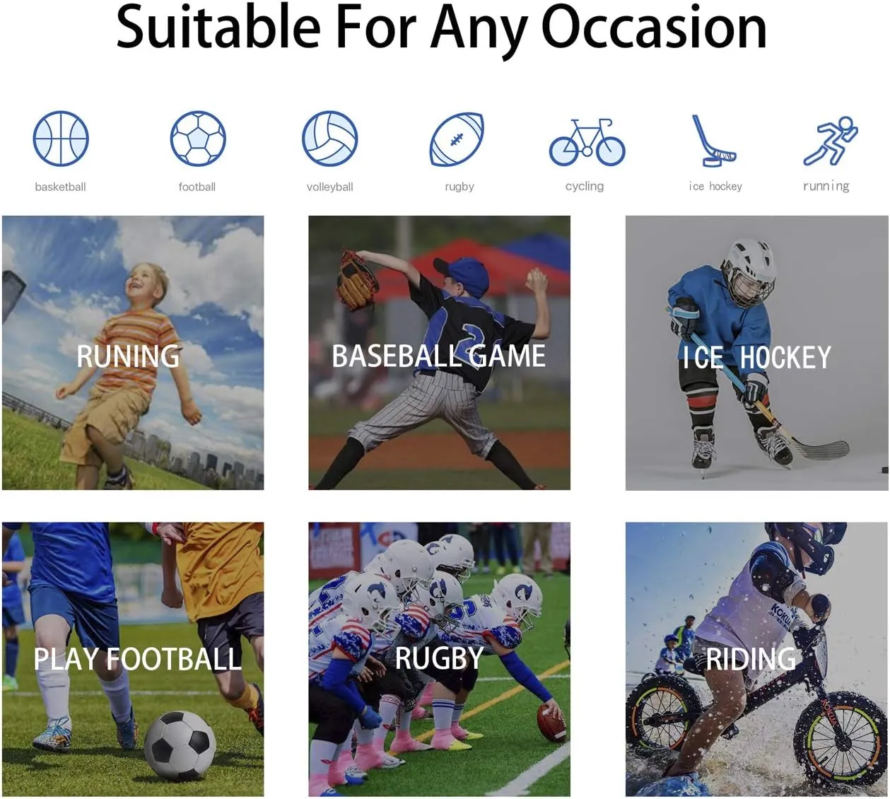 Youth Boys' Compression Leggings Athletic Shirt Tights Top Base Layer Set Sports Youth for Kids